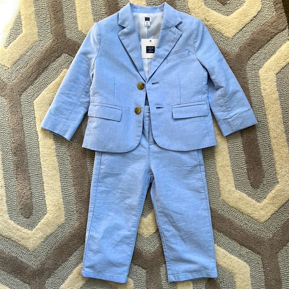 NWT Blue Easter Suit Toddler Janie & Jack